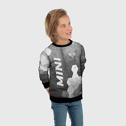 Свитшот детский Mini - grey gradient вертикально, цвет: 3D-черный — фото 2