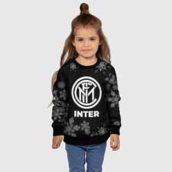 Свитшот детский Снежный Inter, цвет: 3D-черный — фото 2