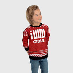 Свитшот детский Новогодний Gidle, цвет: 3D-черный — фото 2