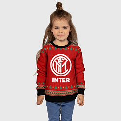 Свитшот детский Inter new year, цвет: 3D-черный — фото 2