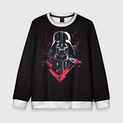 Свитшот детский Darth Vader on black, цвет: 3D-белый