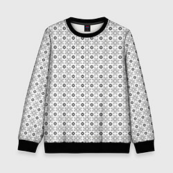 Детский свитшот Чёрные звёзды на чёрном фоне