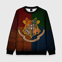 Свитшот детский Hogwarts emblem, цвет: 3D-черный