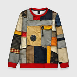 Детский свитшот Ретро пэчворк