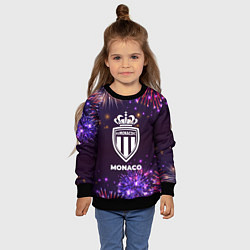 Свитшот детский Праздничный Monaco, цвет: 3D-черный — фото 2
