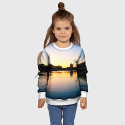 Свитшот детский Шкиперская гавань в Санкт-Петербурге, цвет: 3D-белый — фото 2