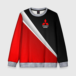 Детский свитшот Mitsubishi - черный и красный