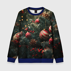 Детский свитшот Новый год - шарики