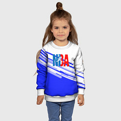 Свитшот детский NBA geometry steel, цвет: 3D-белый — фото 2