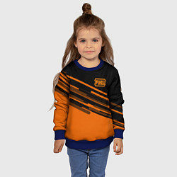 Свитшот детский PUBG geometry line, цвет: 3D-синий — фото 2