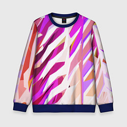 Детский свитшот Бело-розовая абстракция