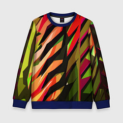 Детский свитшот Красно-чёрная абстракция