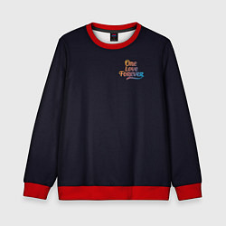 Детский свитшот One love forever