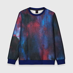 Детский свитшот Тай-дай космос