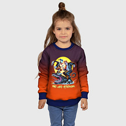 Свитшот детский Two Donalds and Venom - meme, цвет: 3D-синий — фото 2