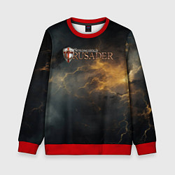 Свитшот детский Stronghold сrusader гроза крестоносцев, цвет: 3D-красный