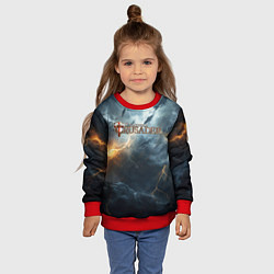 Свитшот детский Stronghold сrusader крестовый гром, цвет: 3D-красный — фото 2