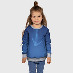 Свитшот детский Холодное сердце, цвет: 3D-меланж — фото 2