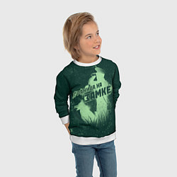 Свитшот детский Граница на замке погранвойска, цвет: 3D-белый — фото 2