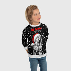 Свитшот детский Все дуреют с этой пурги, цвет: 3D-белый — фото 2