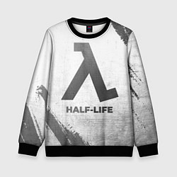 Свитшот детский Half-Life - white gradient, цвет: 3D-черный