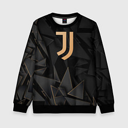 Свитшот детский Juventus golden poly, цвет: 3D-черный
