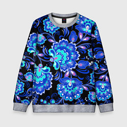 Детский свитшот Хохлома негатив