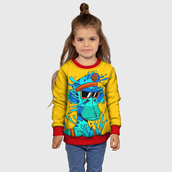 Свитшот детский NFT water ape, цвет: 3D-красный — фото 2