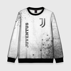 Детский свитшот Juventus - white gradient вертикально