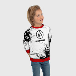 Свитшот детский Marshmello x Linkin park, цвет: 3D-красный — фото 2