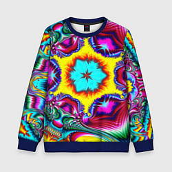 Детский свитшот Абстракция узор фракталы