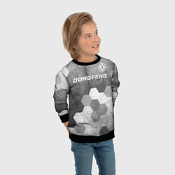Свитшот детский Dongfeng - grey gradient посередине, цвет: 3D-черный — фото 2