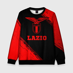 Свитшот детский Lazio - red gradient, цвет: 3D-черный