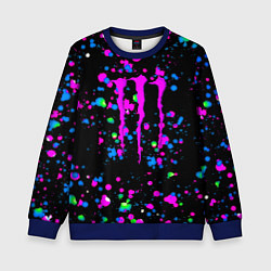 Детский свитшот Monster energy неоновые краски