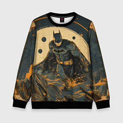 Свитшот детский Бэтмен крадется, цвет: 3D-черный