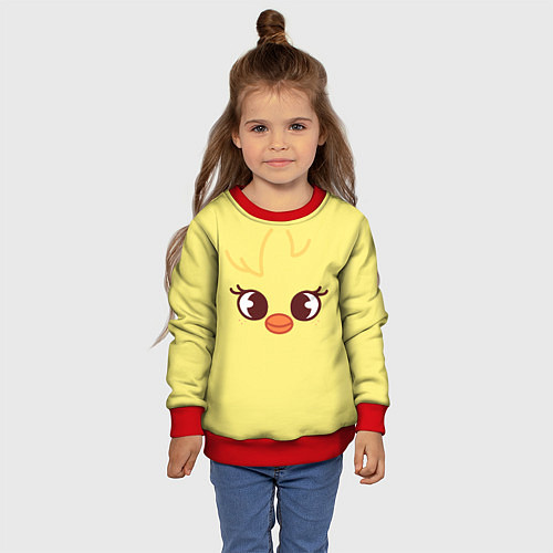 Детский свитшот BbokAri skzoo / 3D-Красный – фото 4