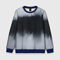 Детский свитшот Разводы черной краски