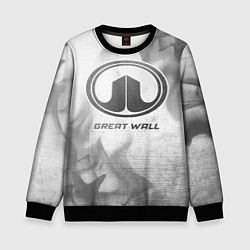 Свитшот детский Great Wall - white gradient, цвет: 3D-черный