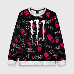 Детский свитшот Monster energy x Ojingeo geim