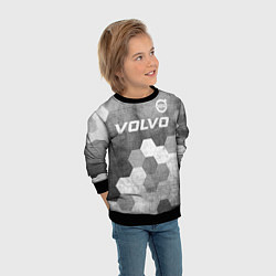 Свитшот детский Volvo - grey gradient посередине, цвет: 3D-черный — фото 2
