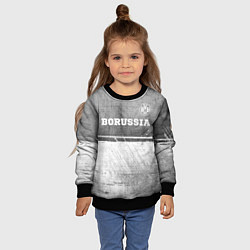 Свитшот детский Borussia - grey gradient посередине, цвет: 3D-черный — фото 2