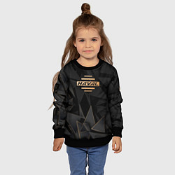 Свитшот детский Haval golden poly, цвет: 3D-черный — фото 2