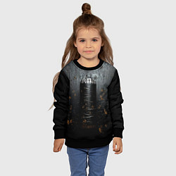 Свитшот детский Черная боксерская груша, цвет: 3D-черный — фото 2