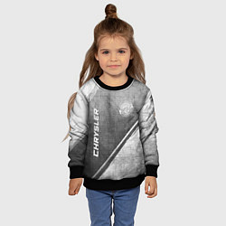 Свитшот детский Chrysler - grey gradient вертикально, цвет: 3D-черный — фото 2