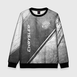 Свитшот детский Chrysler - grey gradient вертикально, цвет: 3D-черный