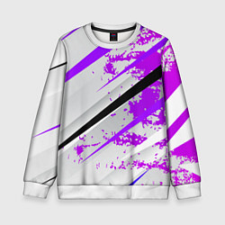 Детский свитшот Color white light pink