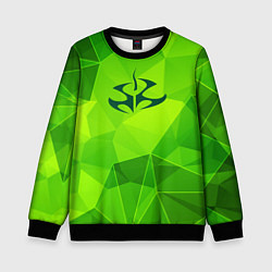 Свитшот детский Hitman green poly, цвет: 3D-черный