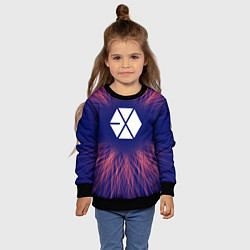 Свитшот детский Exo red energy, цвет: 3D-черный — фото 2