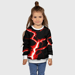 Свитшот детский The rift, цвет: 3D-белый — фото 2