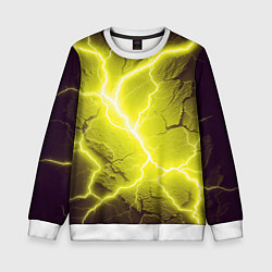 Детский свитшот Color yellow black